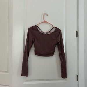 Halara Long Sleeve Cropped Athletic Top